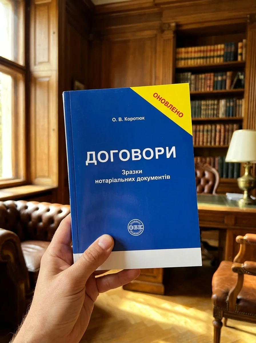 Договори. Зразки нотаріальних дакументів — Оксана Коротюк, обкладинка