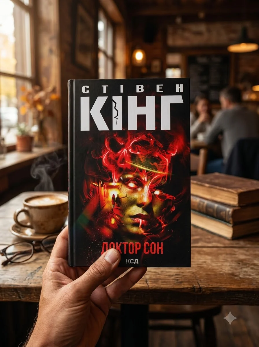 Доктор сон (нове оформлення) — Стівен Кінг, обкладинка