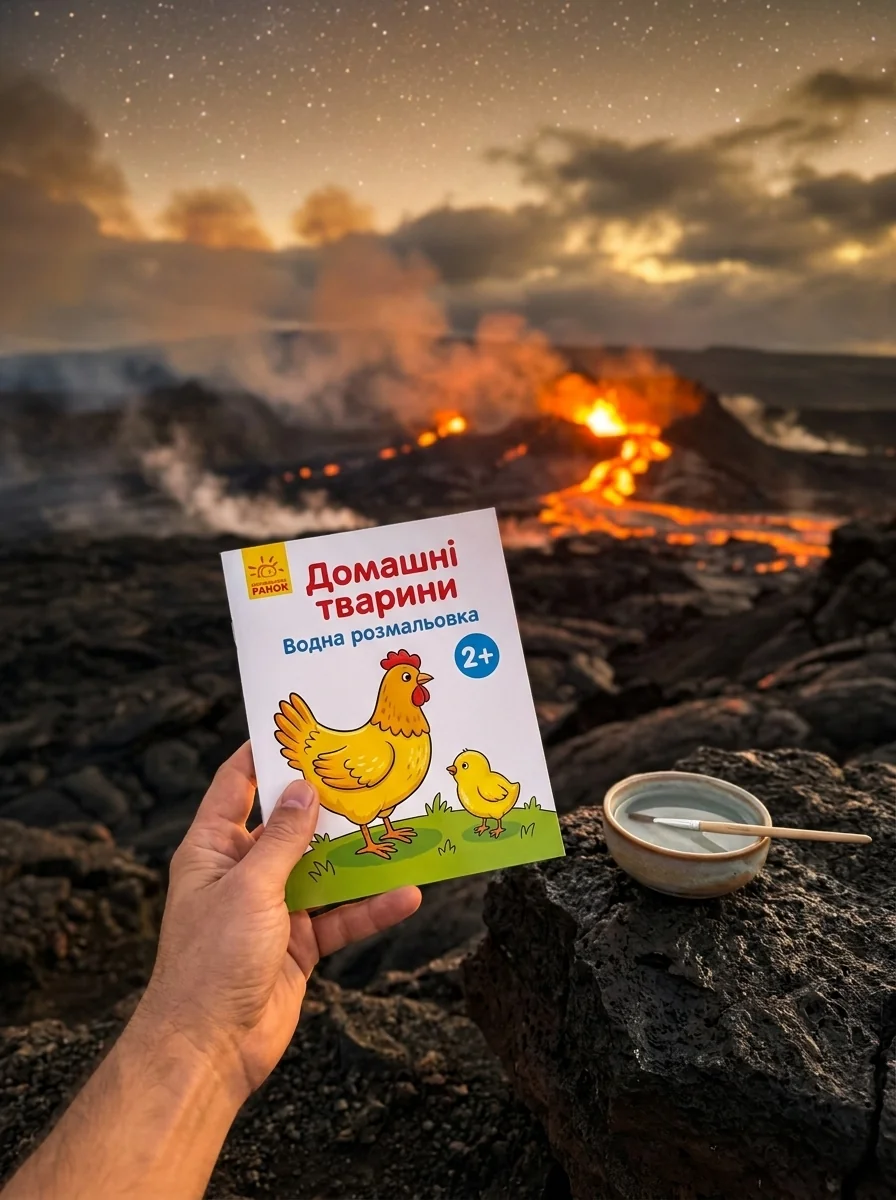 Водна розмальовка. Свійські тварини — фото 2