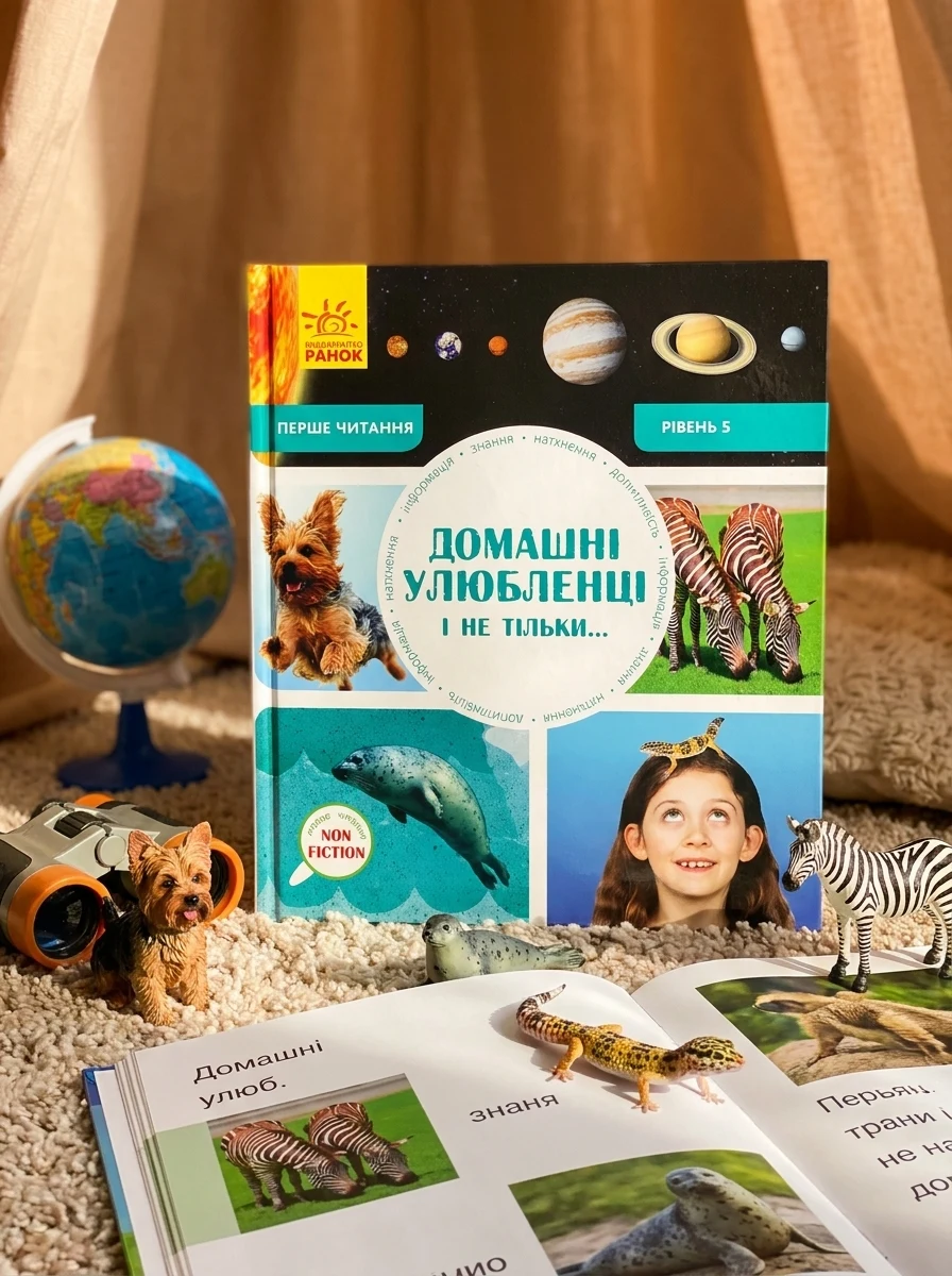 Домашні улюбленці і не тільки… Перше читання Non Fiction. Рівень 5 — Дитяча література