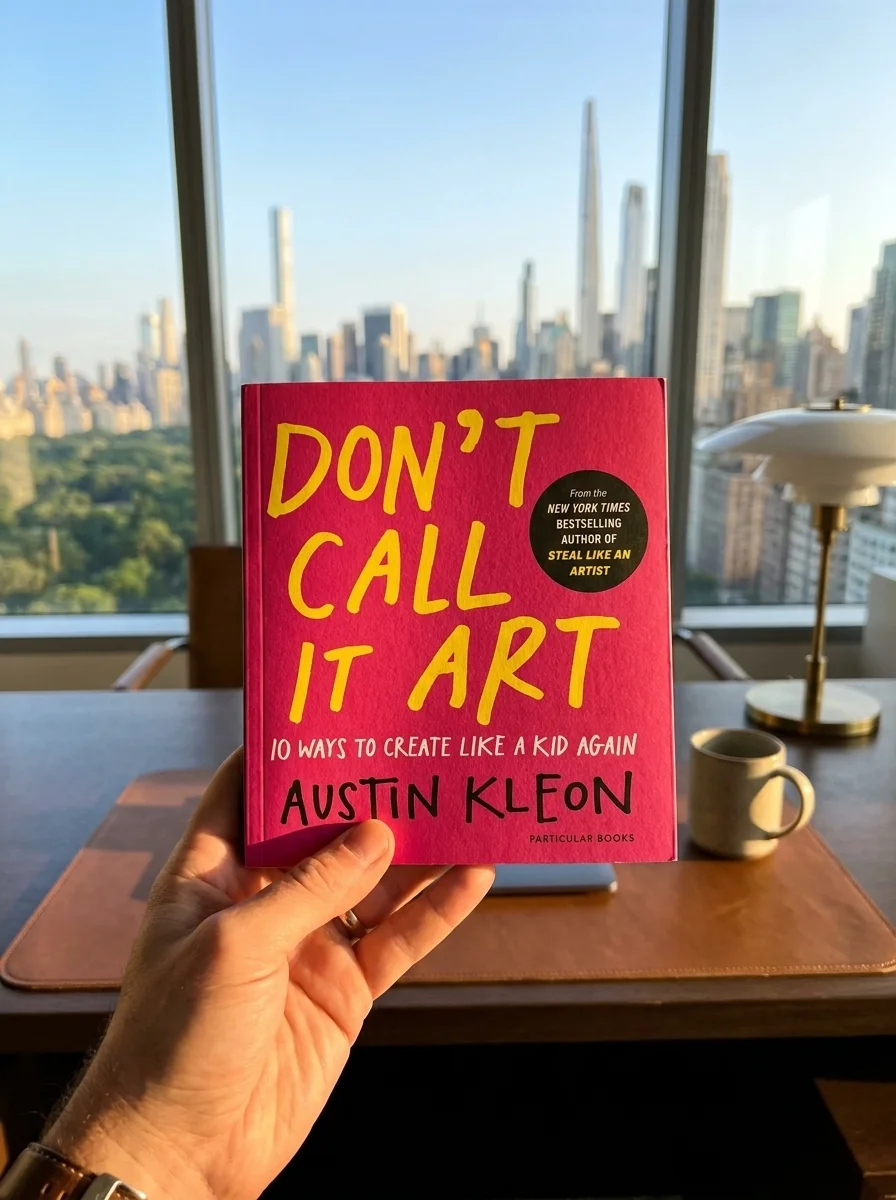 Don't Call It Art. 10 Ways to Create Like a Kid Again — Остін Клеон, обкладинка