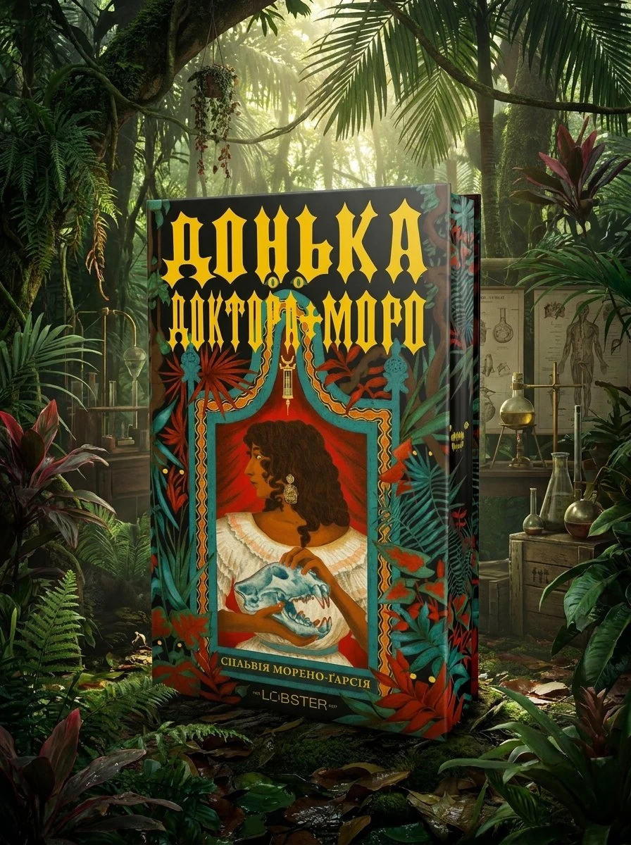 Донька доктора Моро — Сільвія Морено-Ґарсія, обкладинка