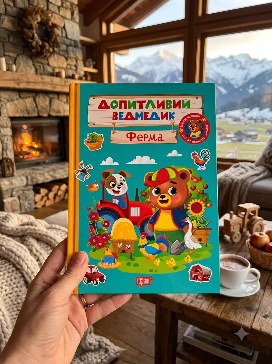 Допитливий ведмедик. Ферма — Дитяча література