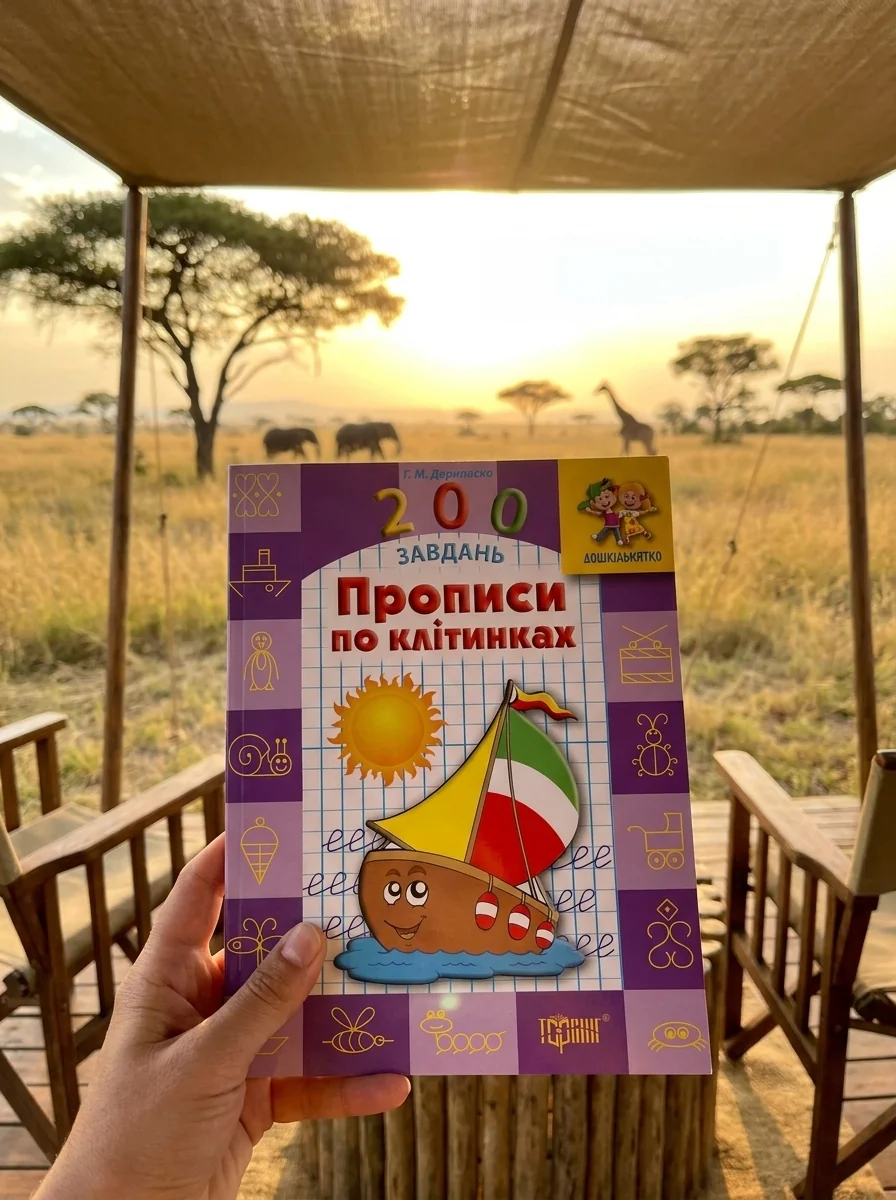 Дошкільнятко. 200 завдань. Прописи по клітинках — фото 2