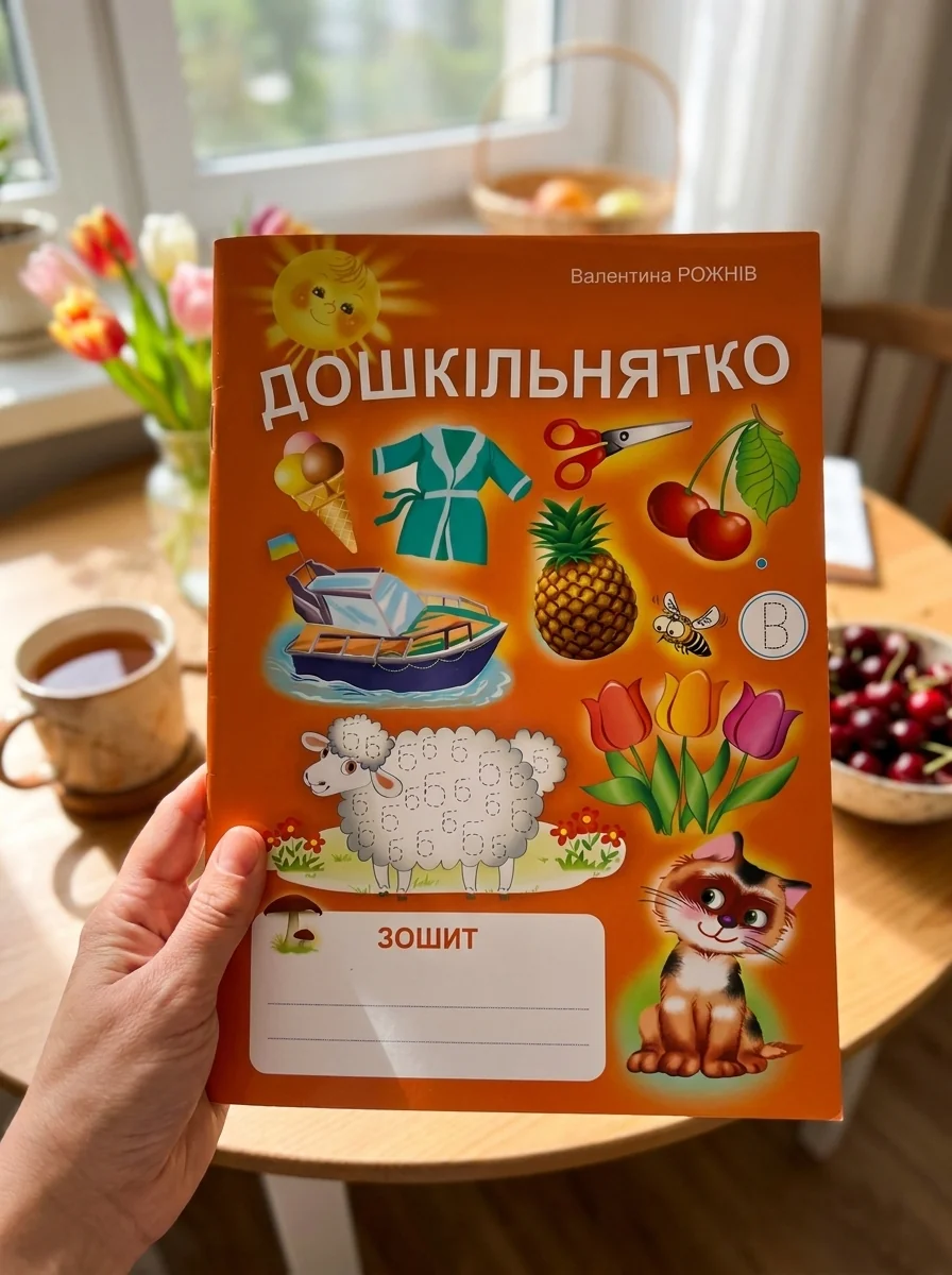 Дошкільнятко — Валентина Рожнів, обкладинка