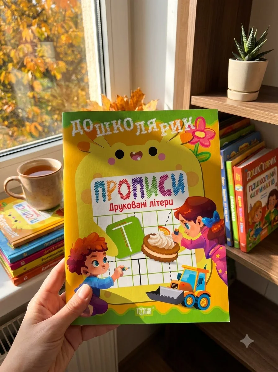 Дошколярик. Прописи. Друковані літери — Вивчення мов