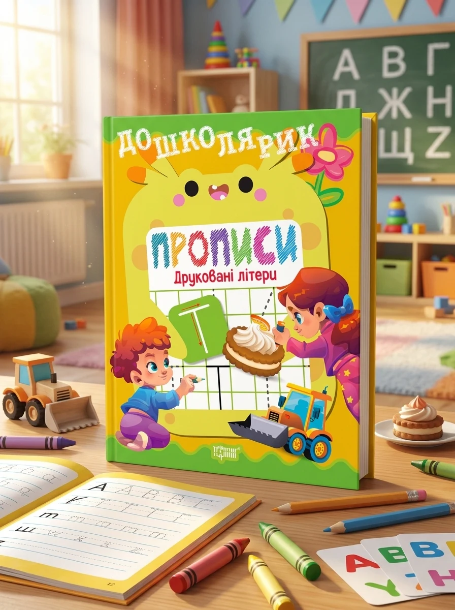 Дошколярик. Прописи. Друковані літери — фото 2