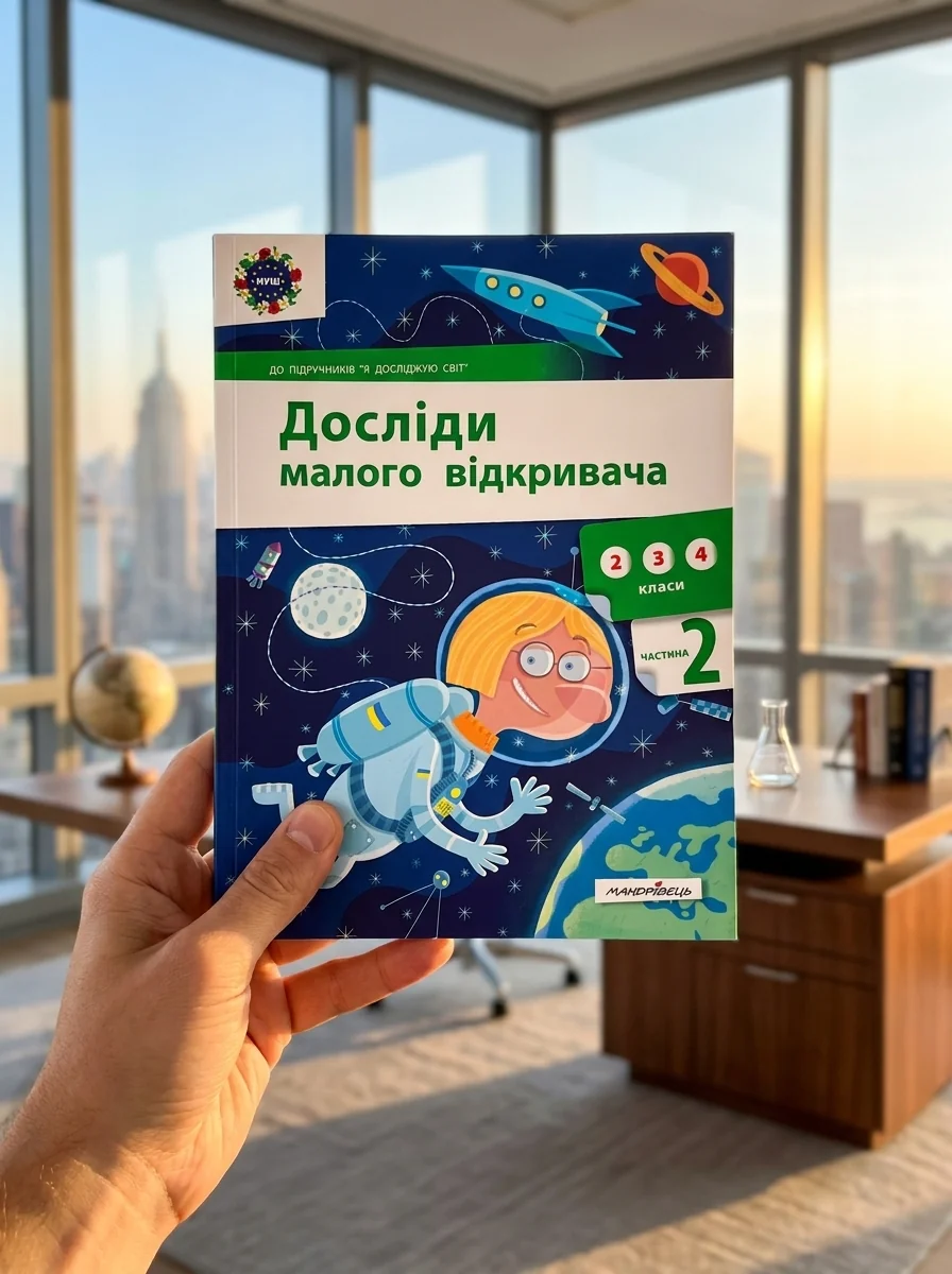 Досліди малого відкривача : я досліджую світ. Частина 2 — Ельбановська-Цемуховська Стефанія, обкладинка