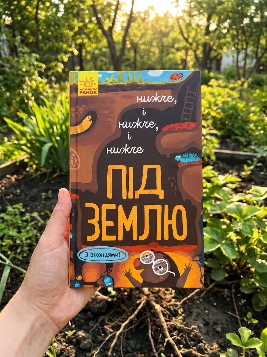 Досліджуй! Нижче і нижче і нижче під землю. З віконцями — Книги-іграшки