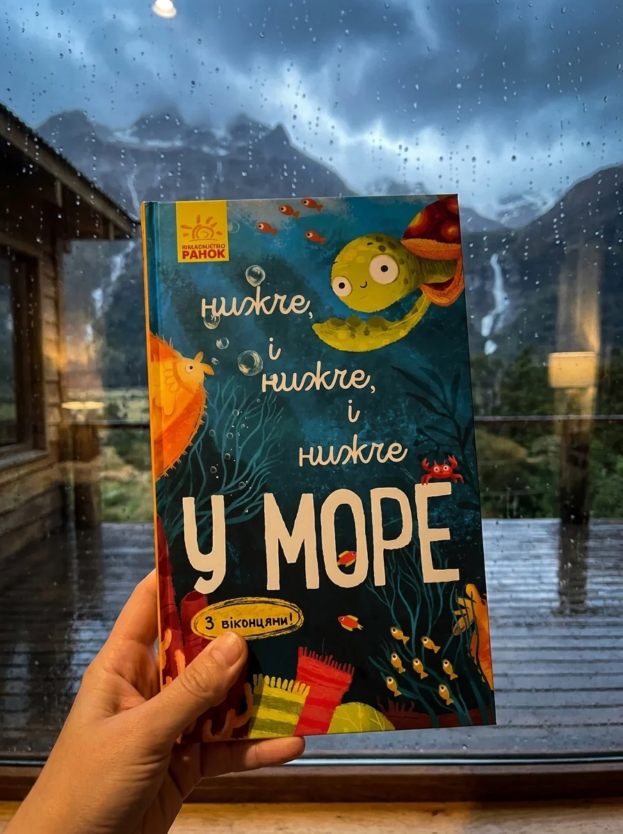 Досліджуй! Нижче і нижче і нижче у морі. З віконцями — Книги-іграшки