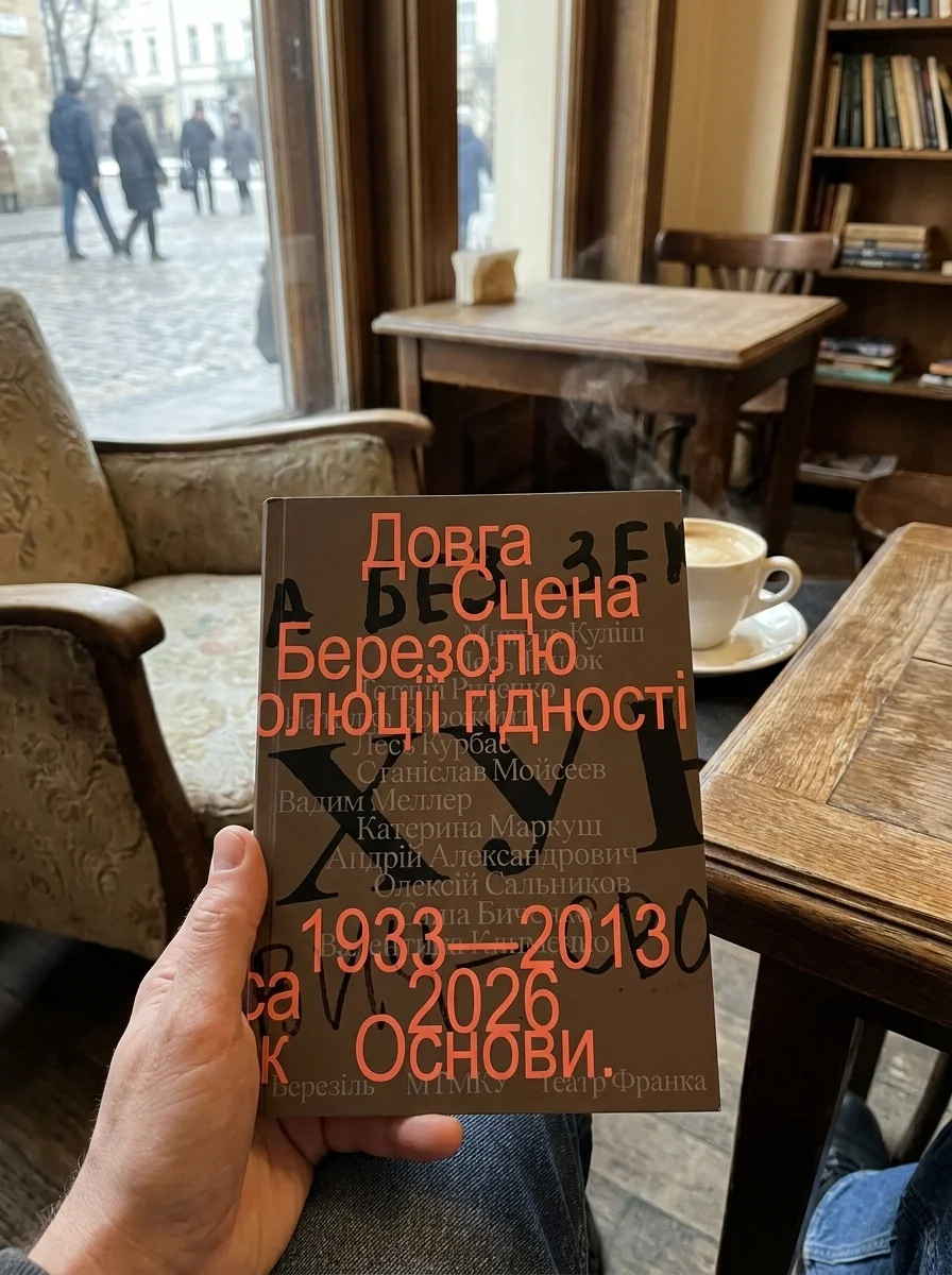 Довга сцена — Микола Куліш, обкладинка