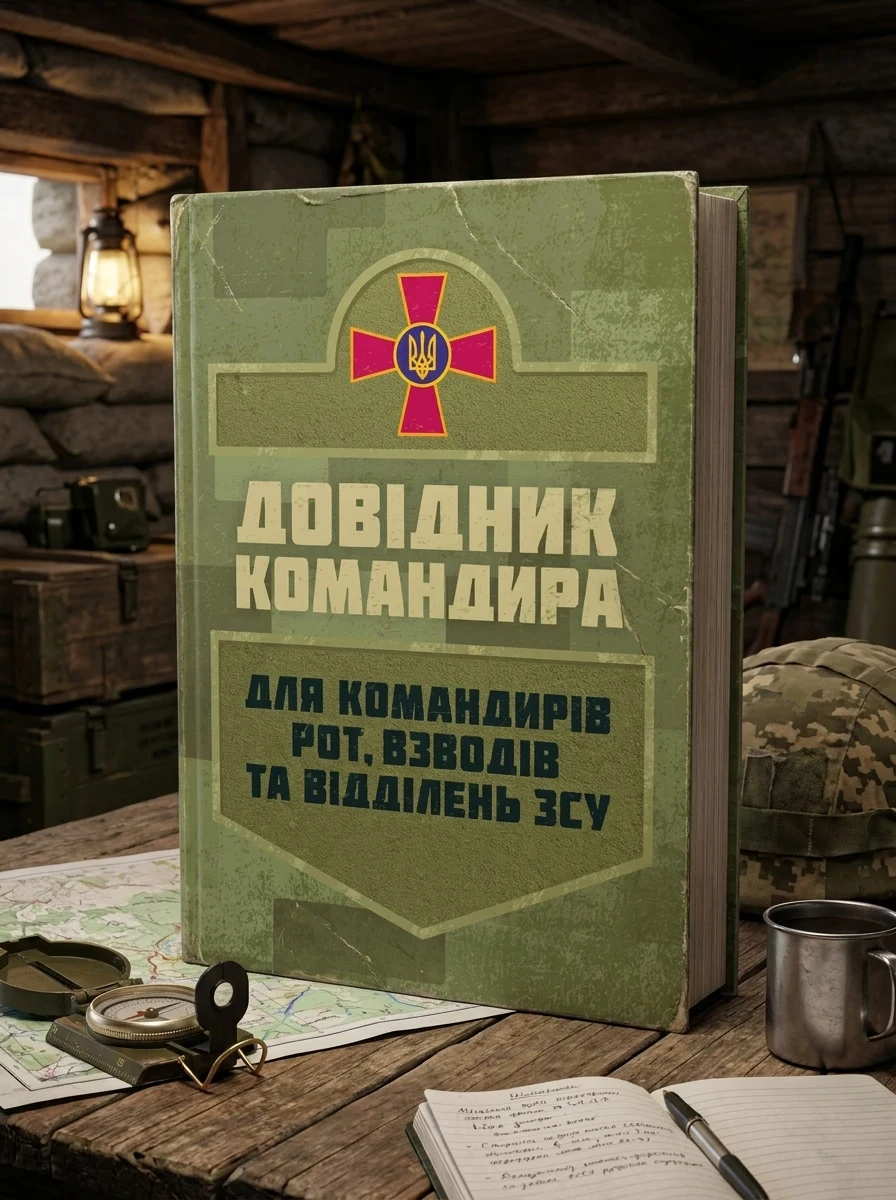 Довідник командира. Для командирів рот, взводів та відділень ЗСУ, обкладинка