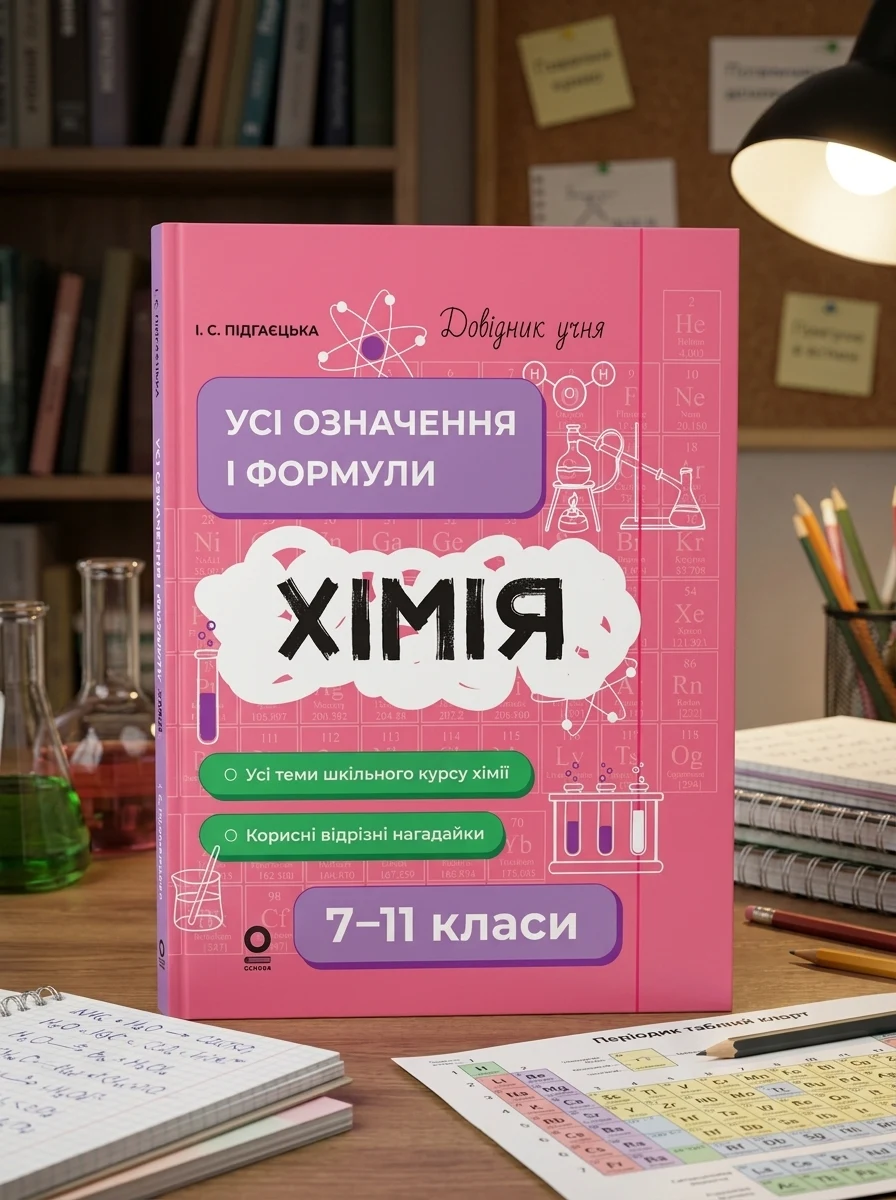 Довідник учня. Хімія. Усі означення і формули. 7–11 класи