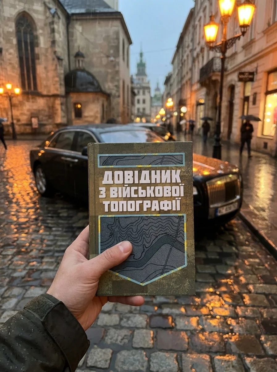 Довідник з військової топографії, обкладинка