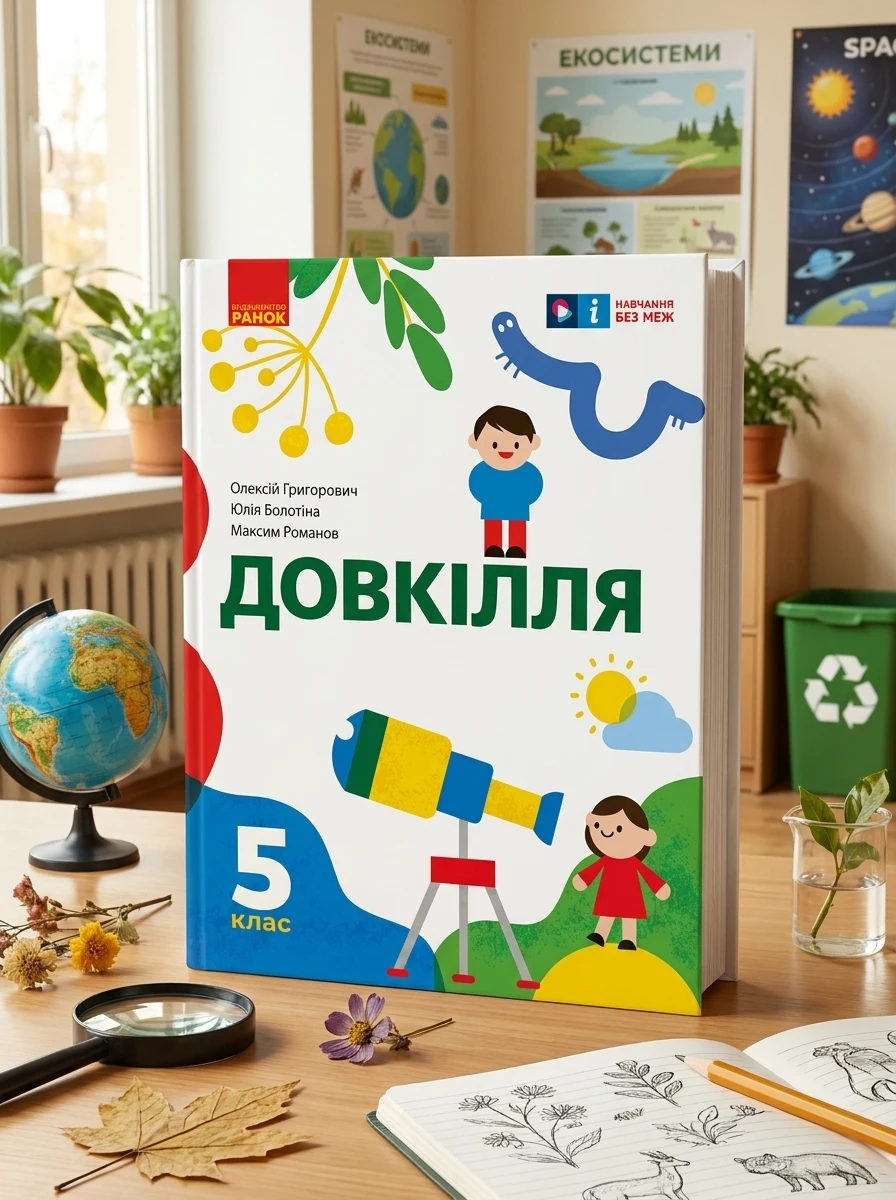 Довкілля. 5 клас. Підручник — Вивчення мов