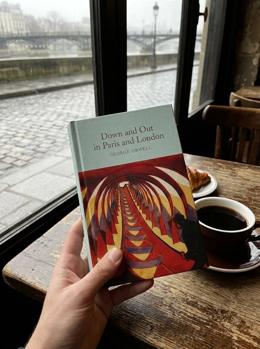Down and Out in Paris and London — Джордж Орвелл, обкладинка