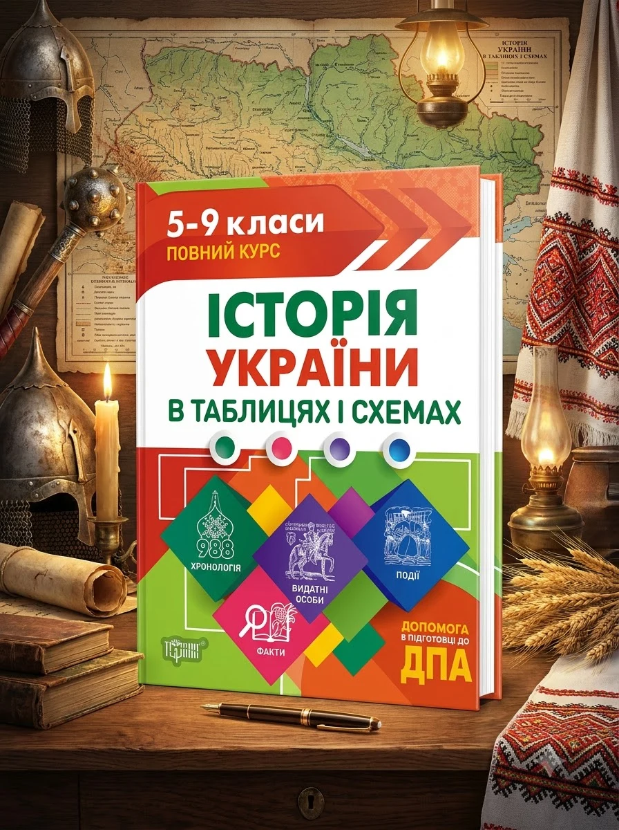 ДПА. Історія України в таблицях і схемах. 5-9 клас — фото 2