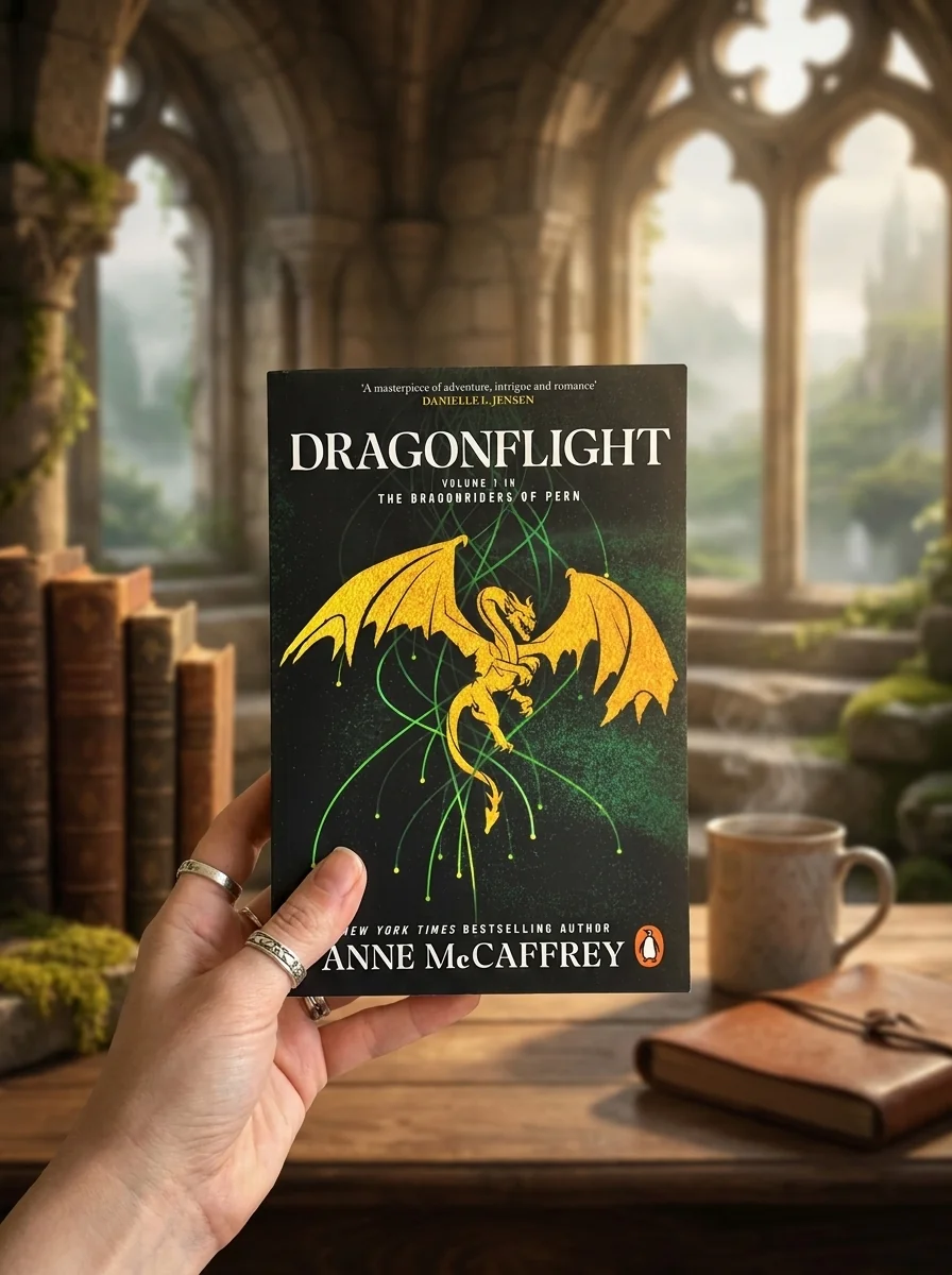 Dragonflight. The Dragon Books. Book 1 — Енн Маккефрі, обкладинка