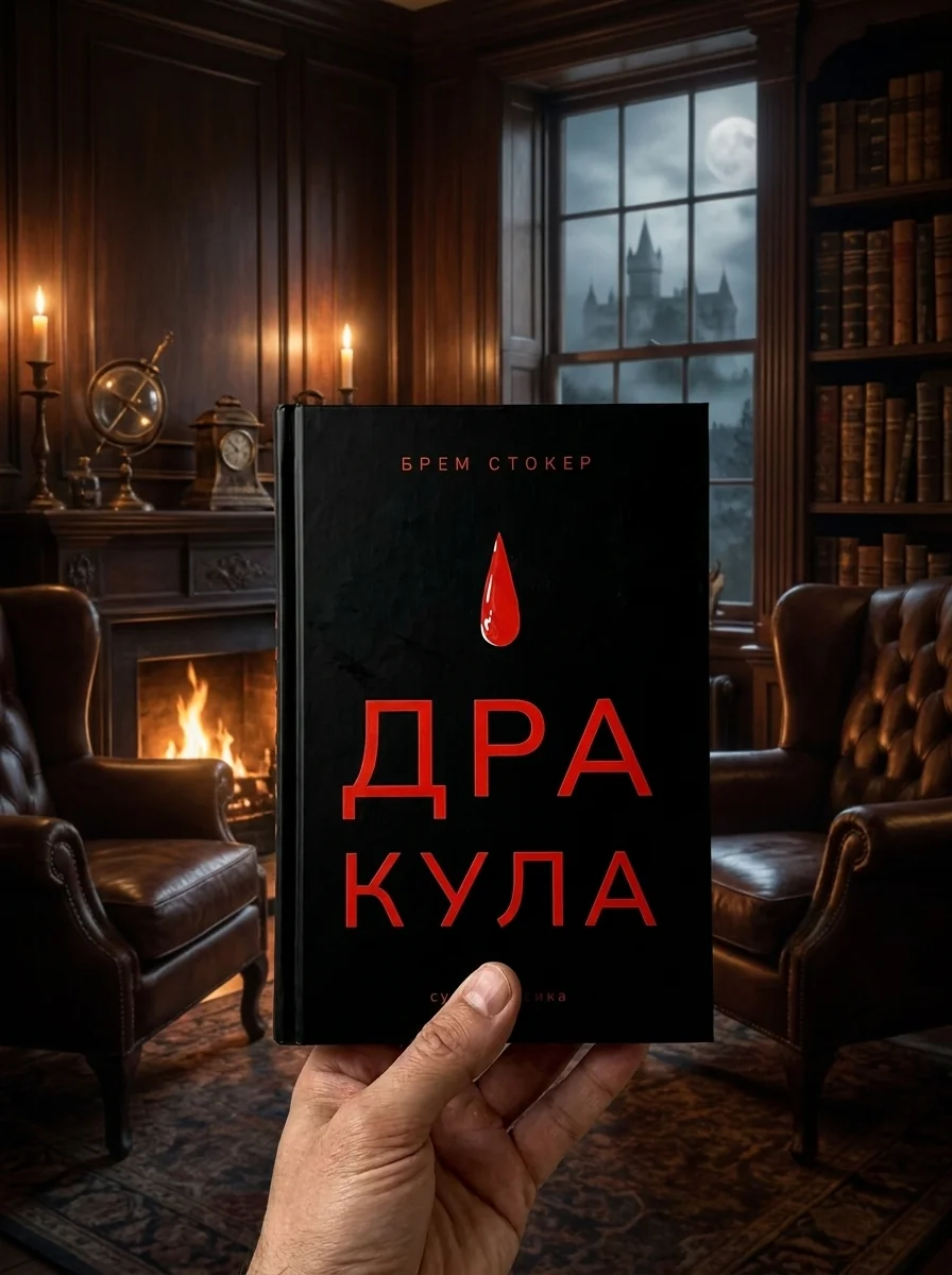 Дракула (нове оформлення) — Брем Стокер, обкладинка