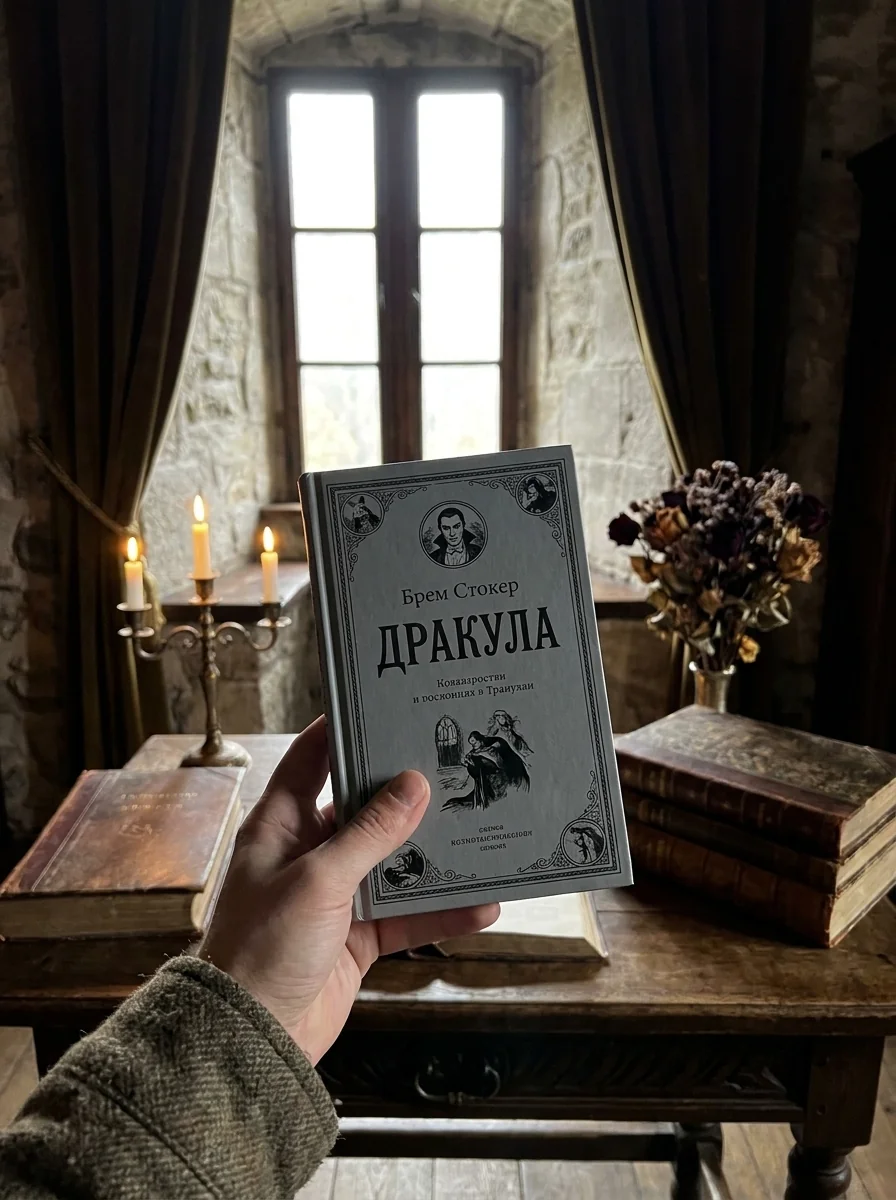 Дракула (з ілюстраціями) — Брем Стокер, обкладинка