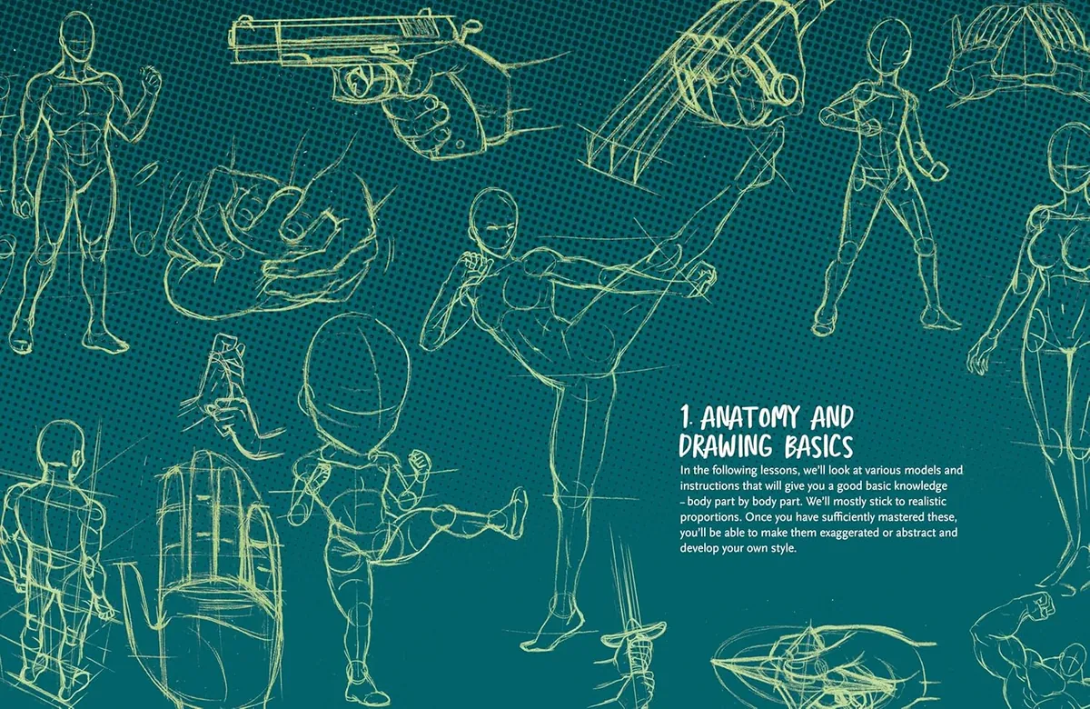 Draw Manga Action: Techniques for Creating Dynamic Movement in Your Art — Девід Фюлекі, фото 6
