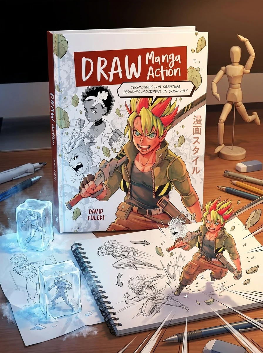 Draw Manga Action: Techniques for Creating Dynamic Movement in Your Art