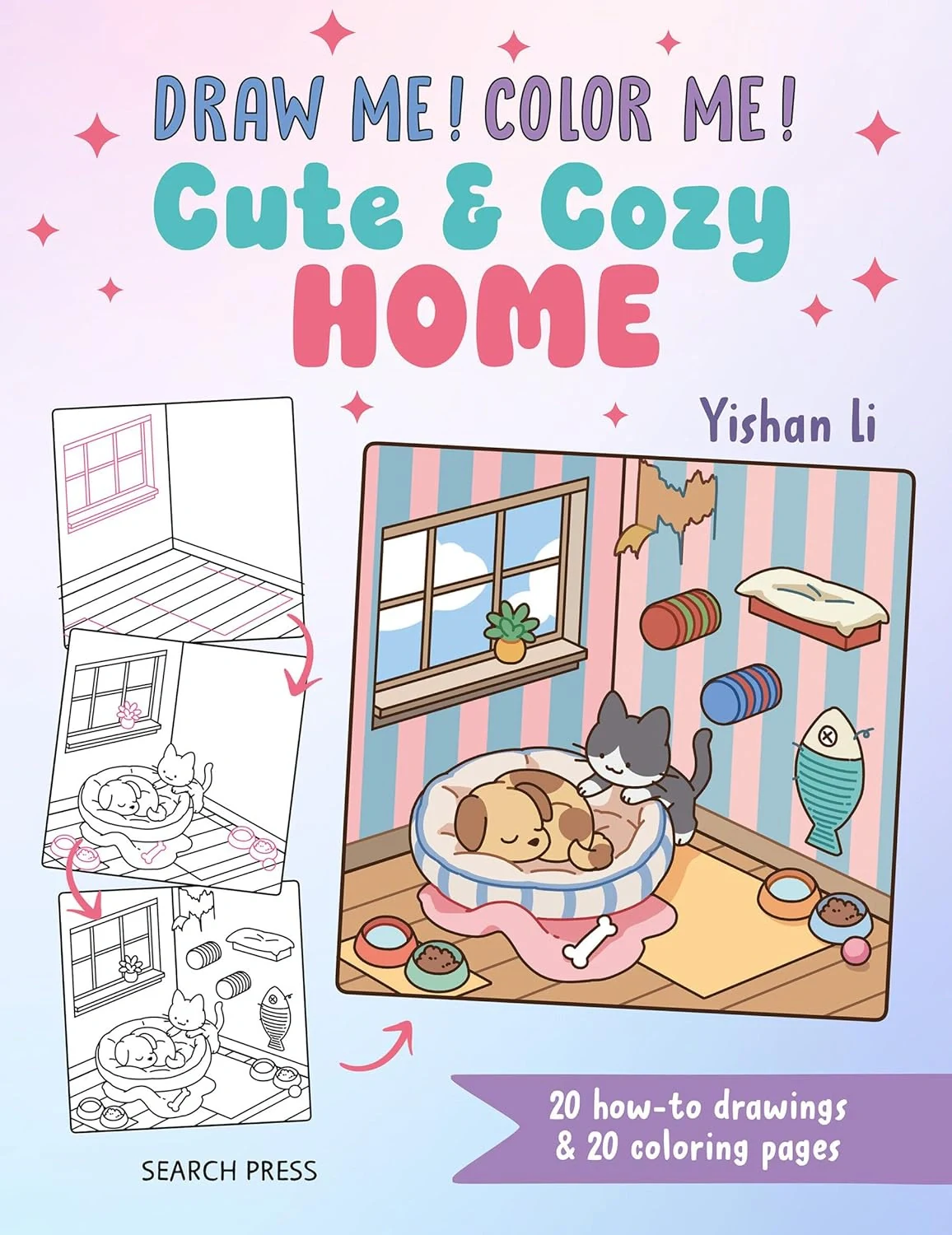 Draw me! Color me!: Cute &amp; Cozy Home,
