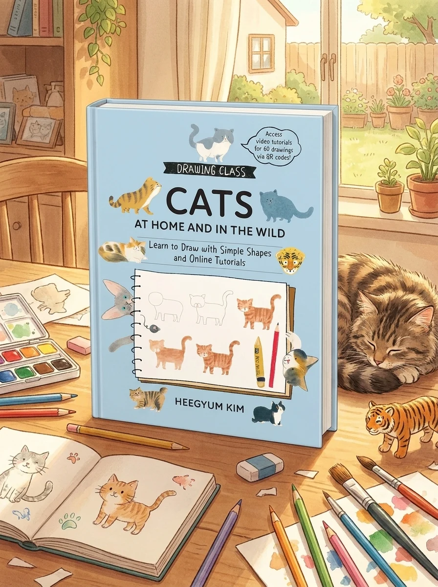 Drawing Class: Cats at Home and in the Wild — Дитяча література