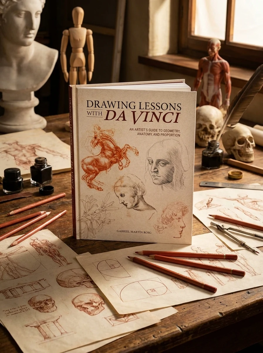 Drawing Lessons with Da Vinci: An Artist’s Guide to Geometry, Anatomy, and Proportion — Комікси та манґи