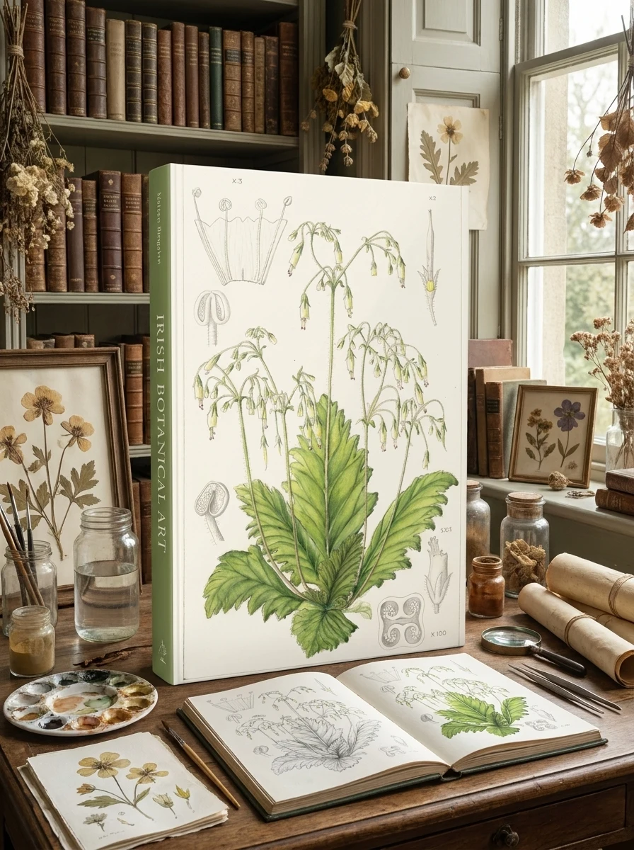 Drawn from Nature: The Flowering of Irish Botanical Art — Патрісія Батлер, обкладинка