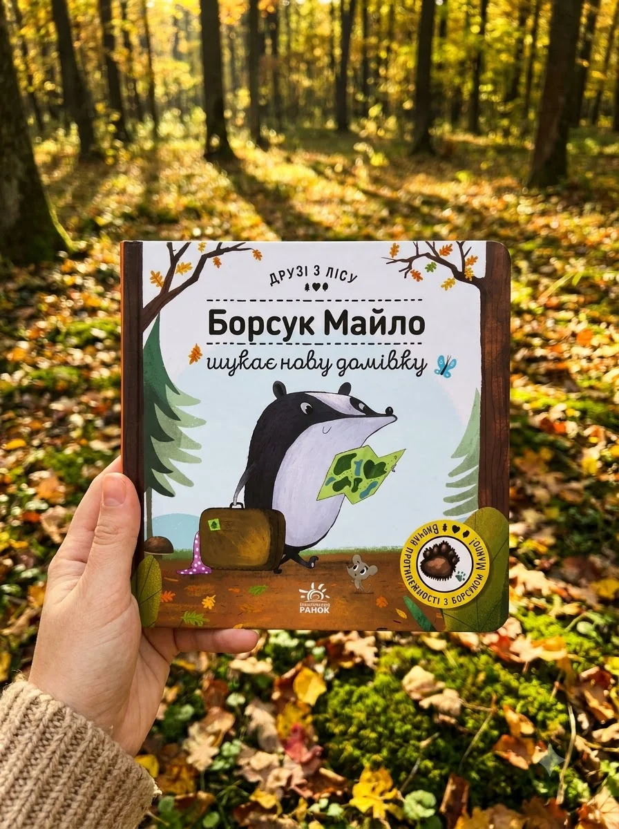 Друзі з лісу. Борсук Майло шукає нову домівку — фото 2