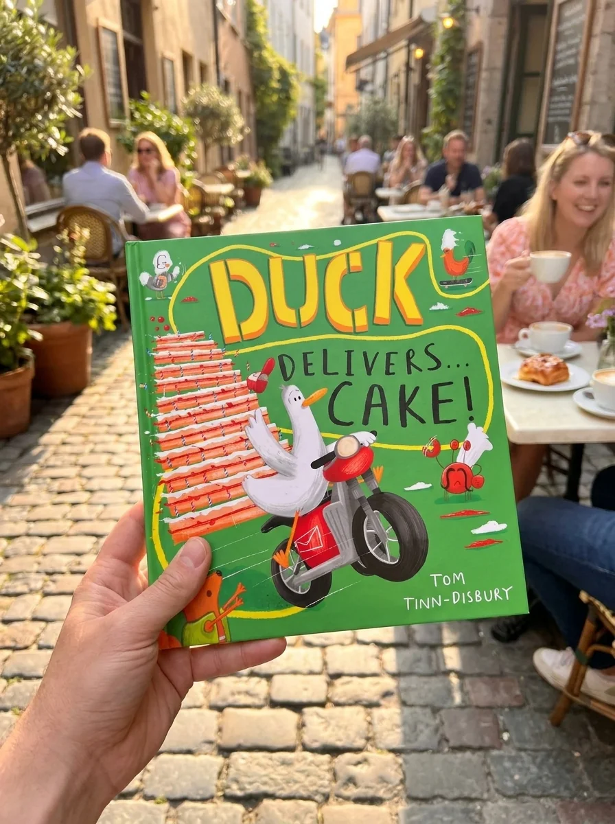 Duck Delivers . . . Cake! — Том Тінн-Дісбері, обкладинка