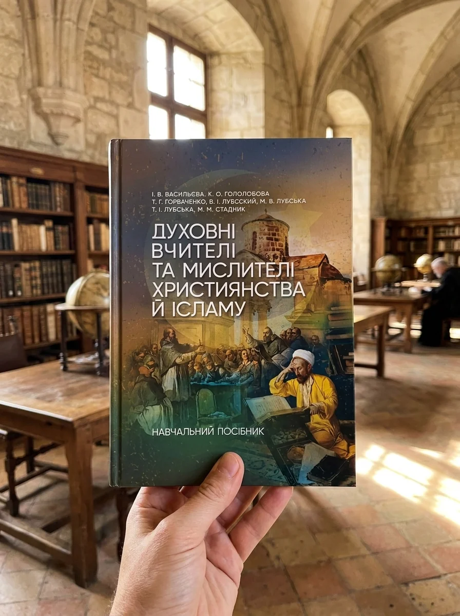 Духовні вчителі та мислителі християнства й ісламу — Тетяна Лубська, обкладинка