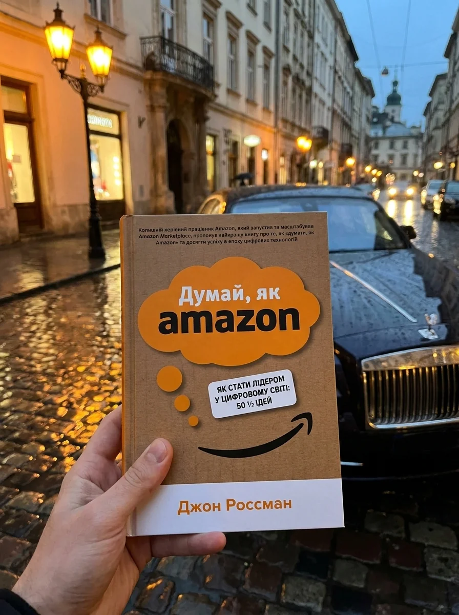 Думай, як Amazon. Як стати лідером у цифровому світі — Джон Россман, обкладинка