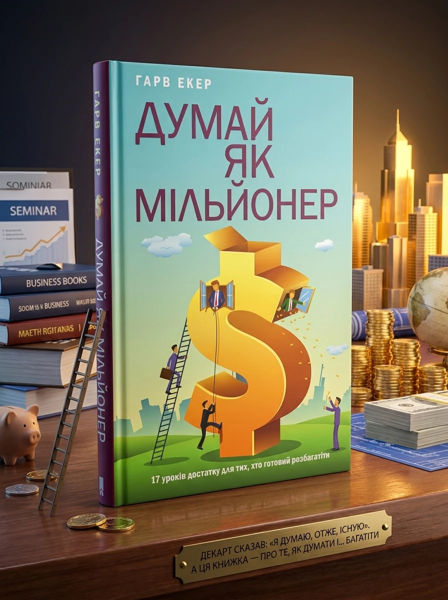 Думай як мільйонер. 17 уроків достатку для тих, хто готовий розбагатіти — Книги для особистісного розвитку