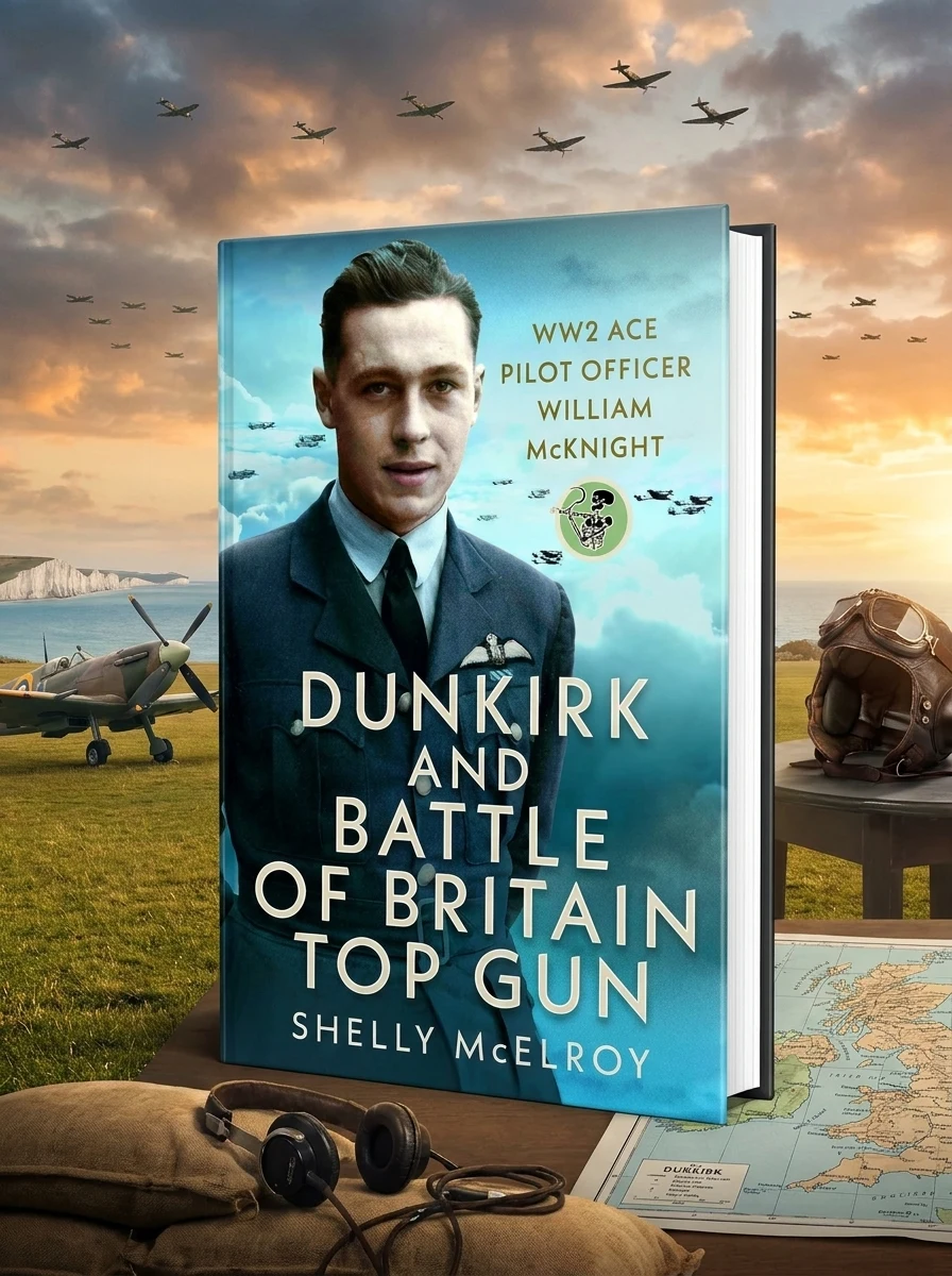 Dunkirk and Battle of Britain Top Gun. WW2 Ace Pilot Officer William McKnight