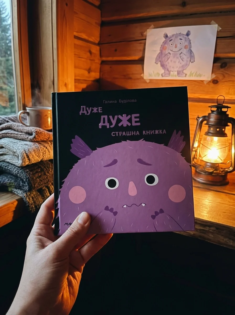 Дуже дуже страшна книжка — Галина Буділова, обкладинка