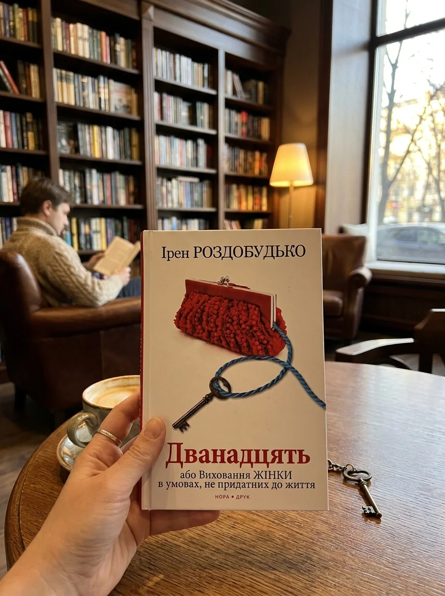 Дванадцять або виховання жінки в умовах, не придатних до життя — Ірен Роздобудько, обкладинка