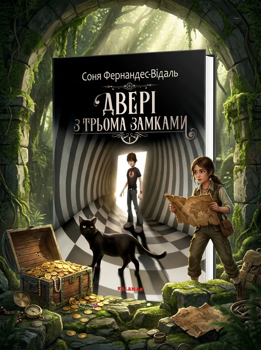 Двері з трьома замками