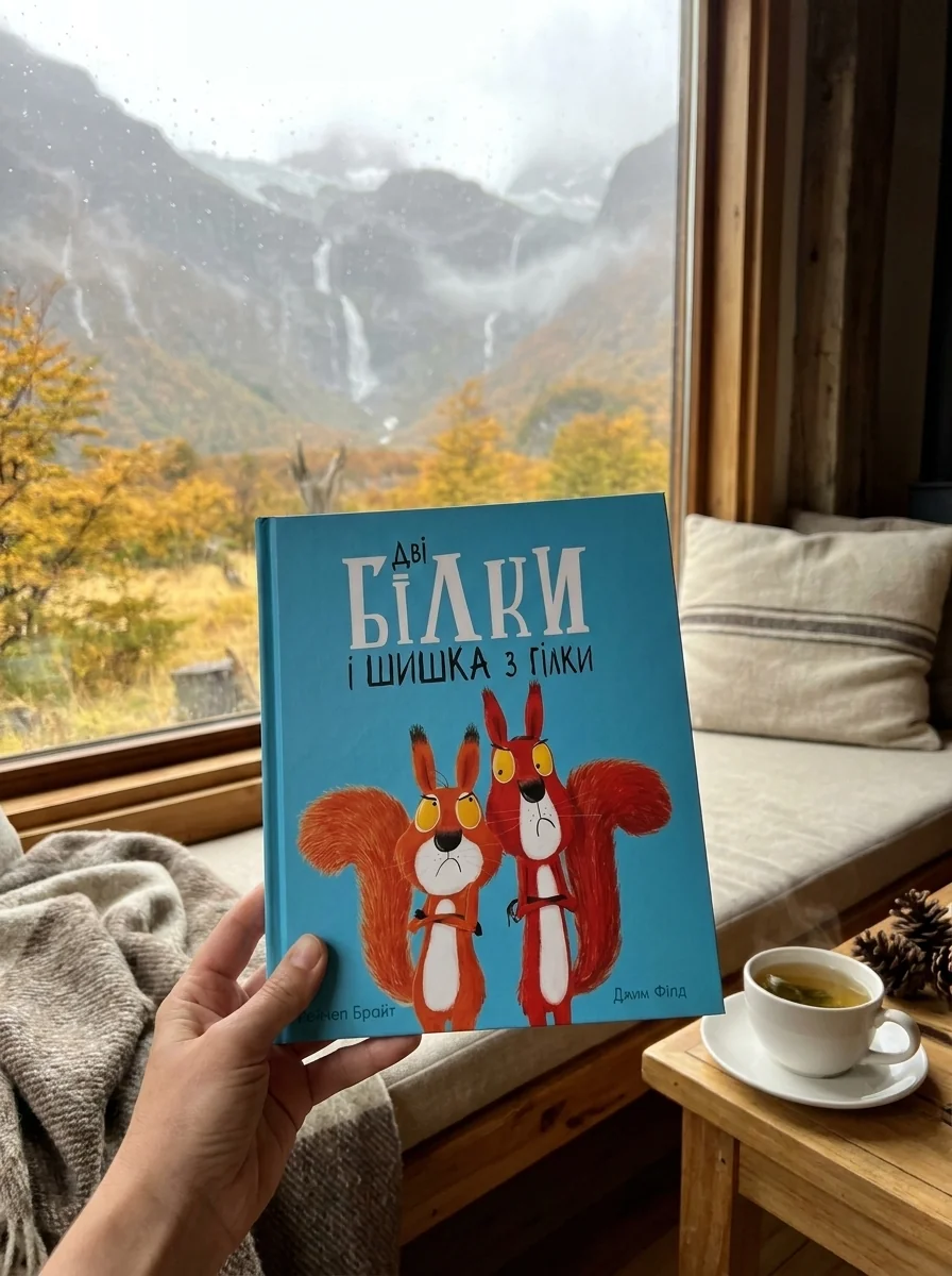 Дві білки і шишка з гілки — Дитяча література
