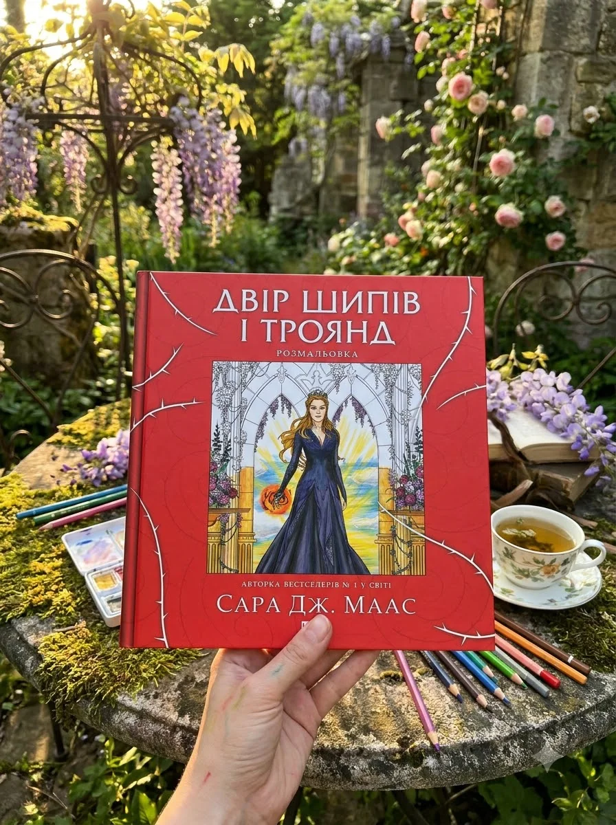 Двір шипів і троянд. Розмальовка — фото 2