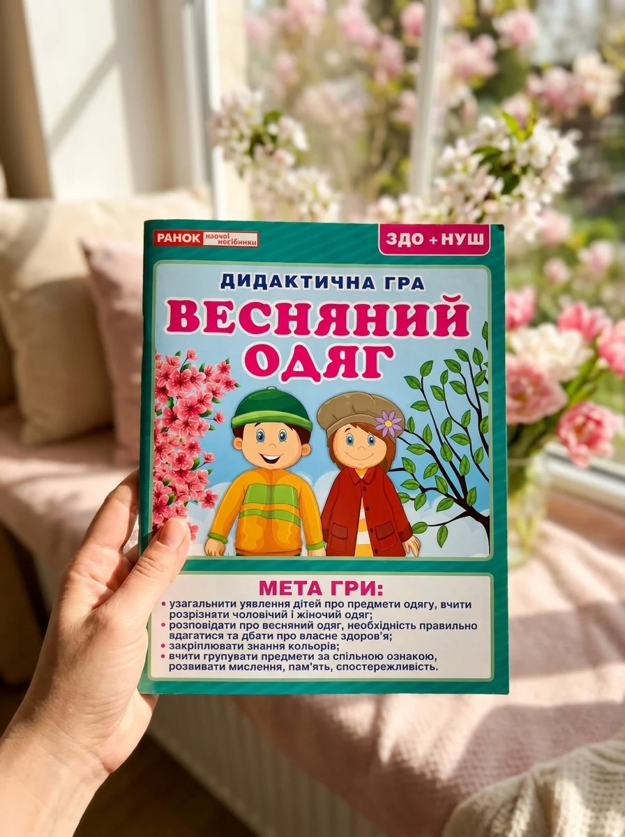 Дидактична гра. Весняний одяг — фото 2