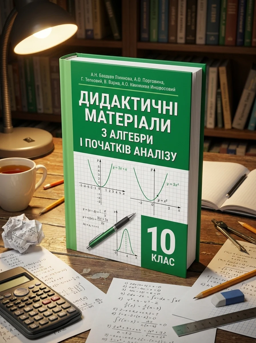 Дидактичні матеріали з алгебри і початків аналізу. 10 клас — фото 2