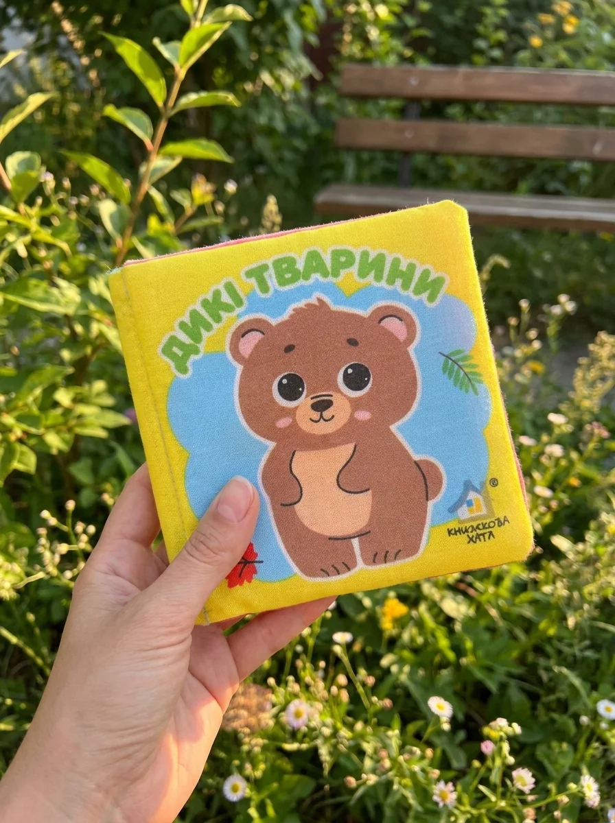 Дикі тварини. М'яка книжка, обкладинка