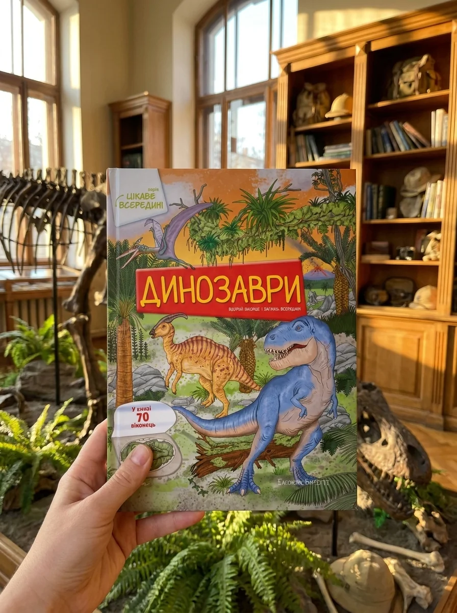 Динозаври. Цікаве всередині — Дитяча література