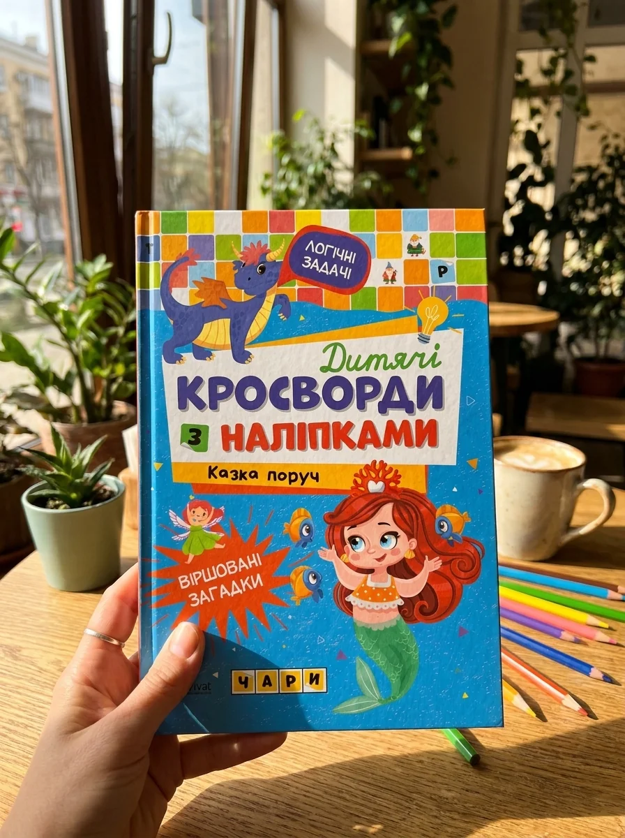 Дитячі кросворди з наліпками. Казка поруч | купити книгу онлайн