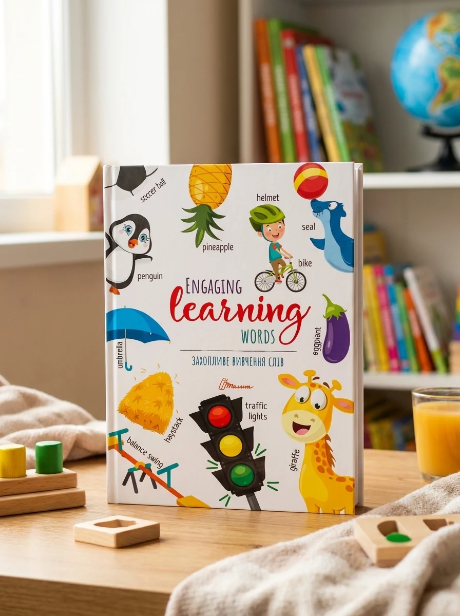 Дитячий простір : Захопливе вивчення слiв / Engaging learning words (Українська ) — Вивчення мов