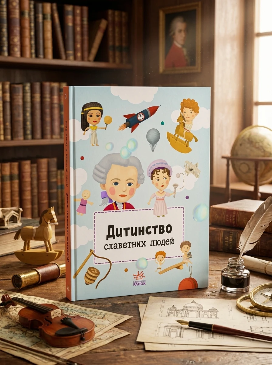 Дитинство славетних людей — Дитяча література