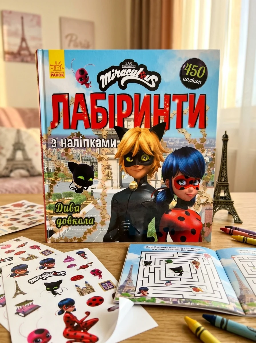 Дива довкола. Леді БаҐ. Лабіринти з наліпками