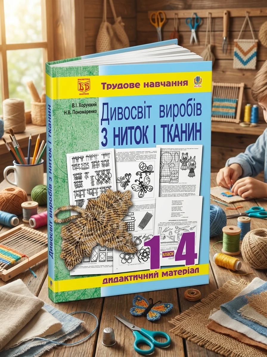 Дивосвіт виробів з ниток і тканин. Дидактичний матеріал для уроків трудового навчання в початкових класах та позакласної роботи — фото 2